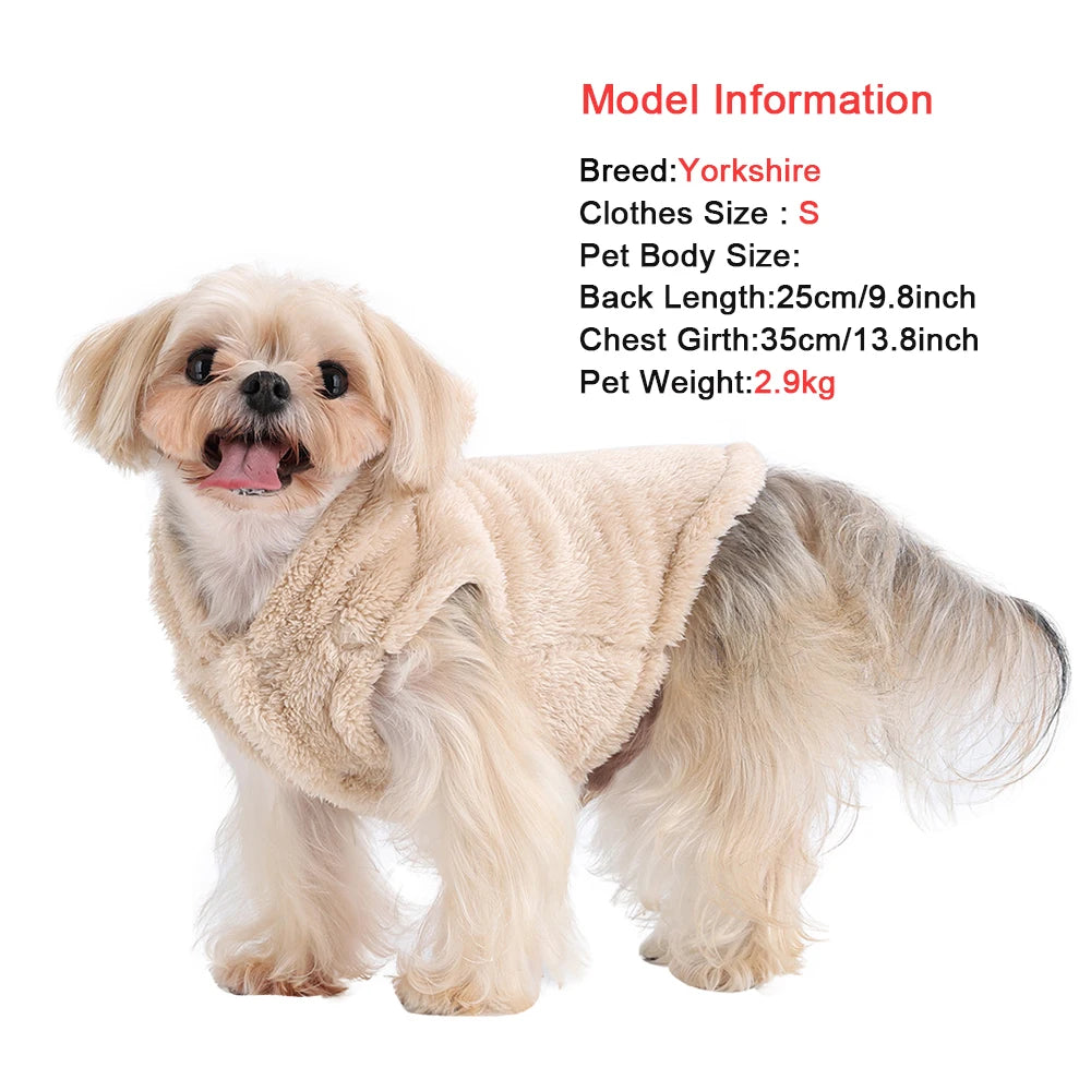 NONECN Winter Pet Hoodie Sweater For Dogs And Cats