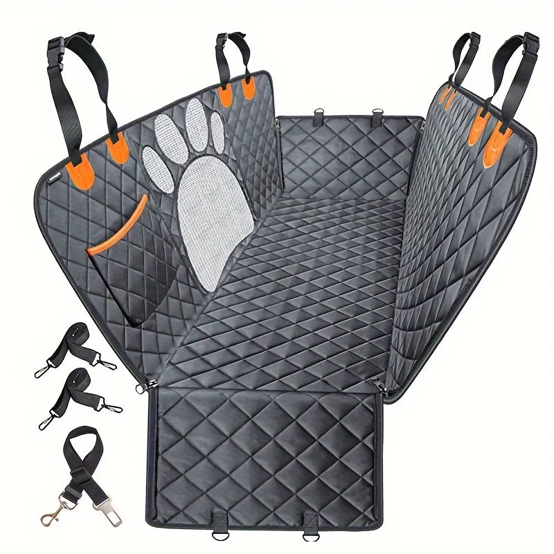 NONECN Dog Seat Cover Hammock Rear Waterproof Durable For Cars