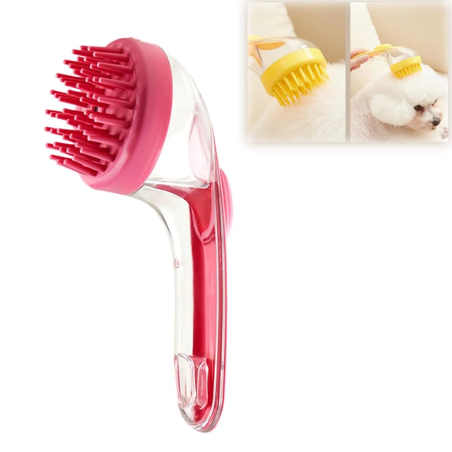 Multifunctional Pet Shampoo Brush and Liquid Bathing Massage Brush