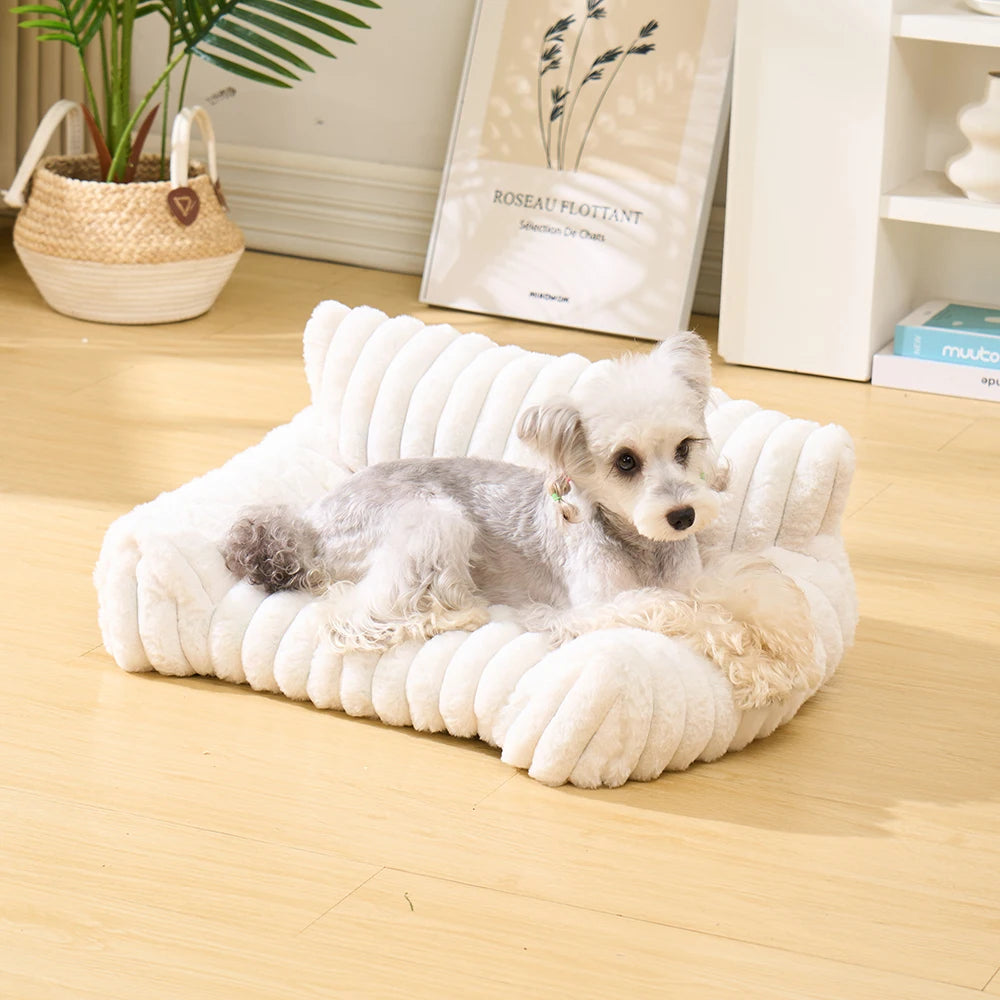 Piang Gouer Winter Warm Cat Dog Bed Cozy Plush Nest