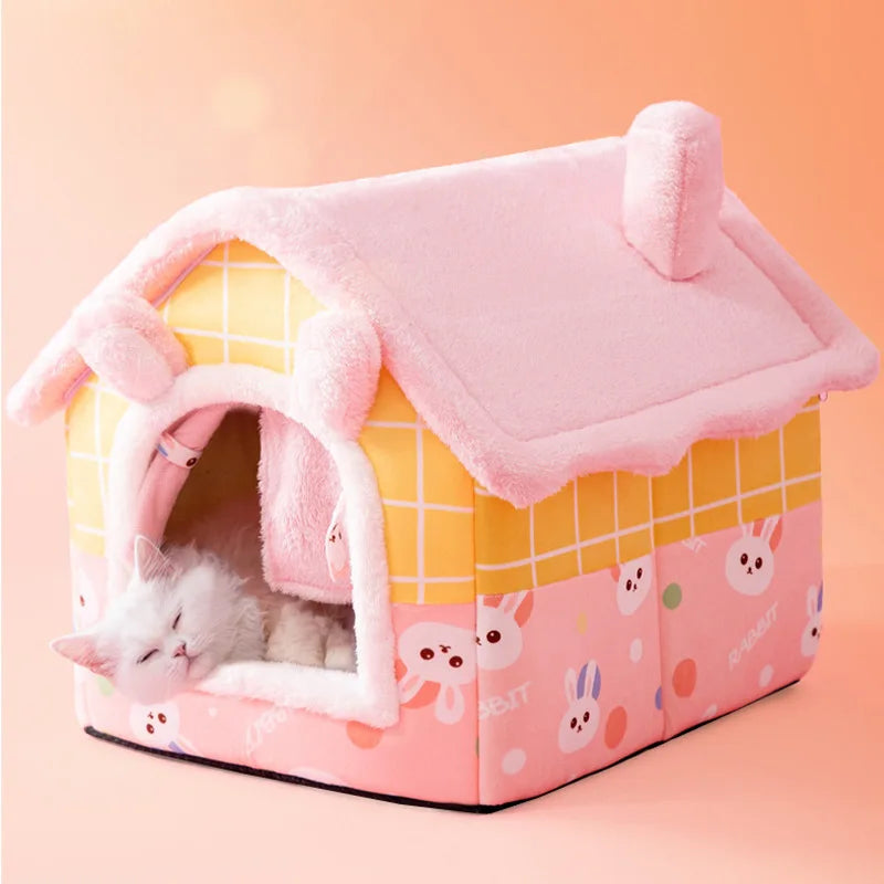Indoor Soft Dog Bed Cave Kennel For Small Dogs Cozy