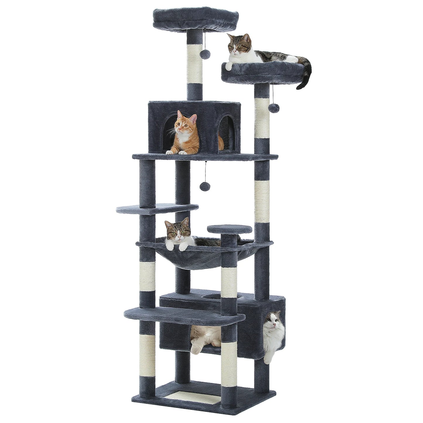 PAWZ Road Large Cat Tree Indoor Cats With Sisal Posts
