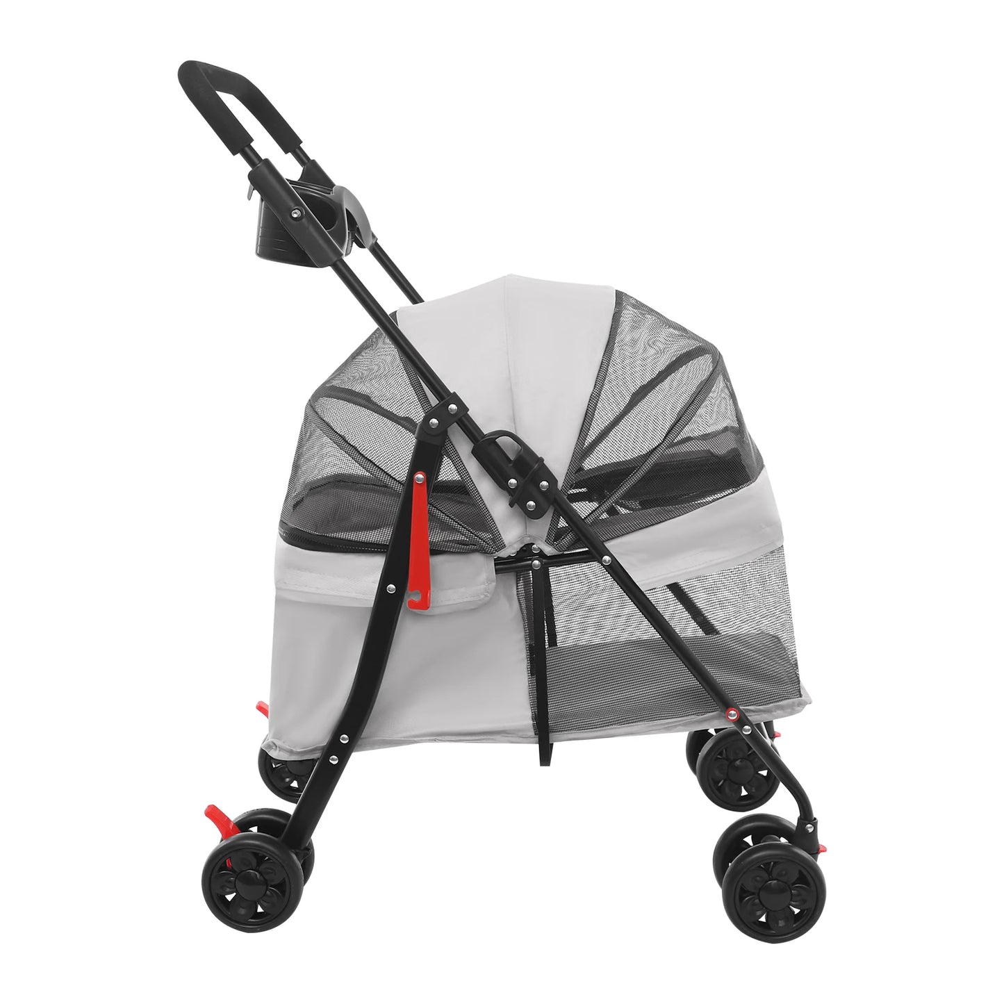 Foldable Pet Stroller For Dogs And Cats