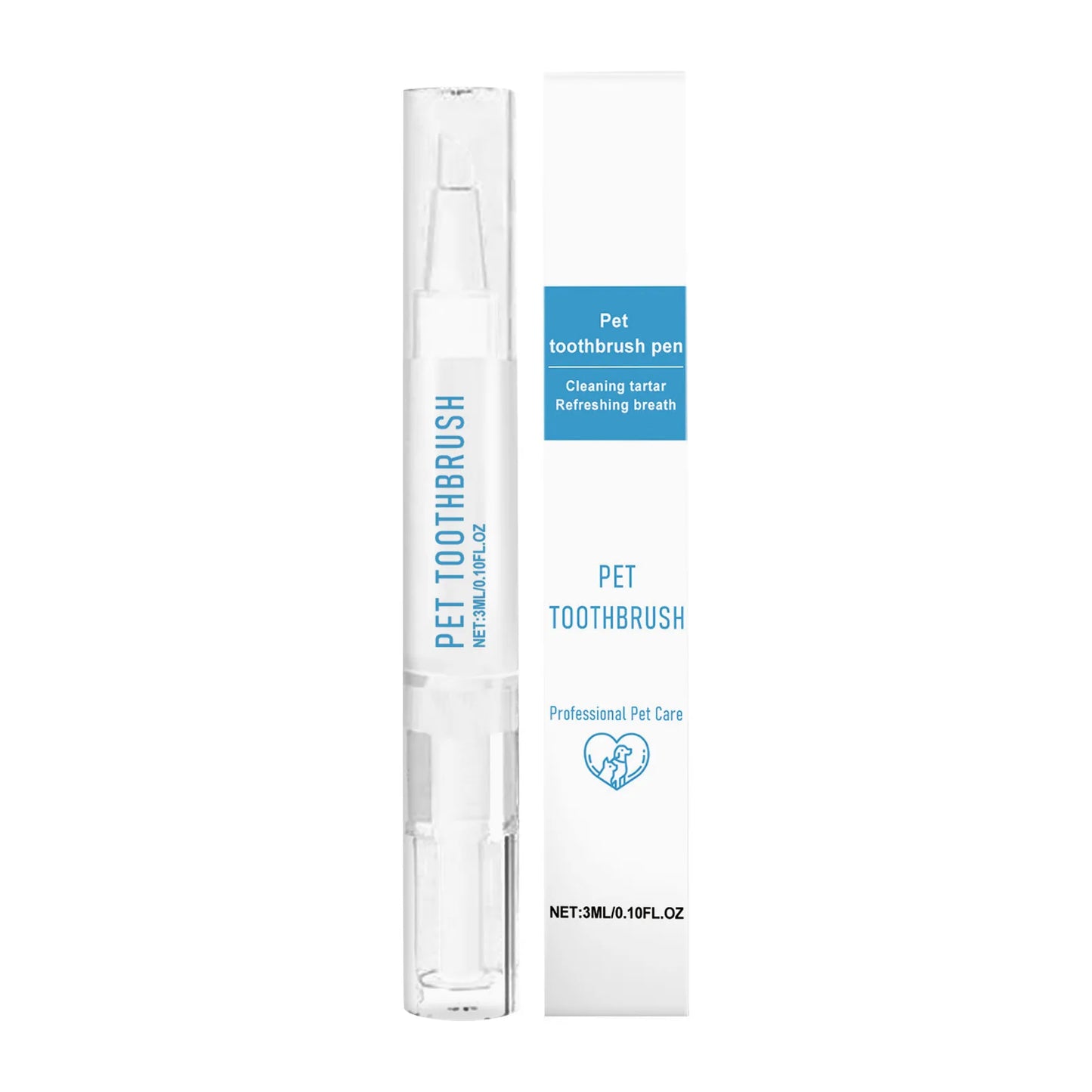 Pet Toothbrush Pen Teeth Cleaning for Dogs and Cats