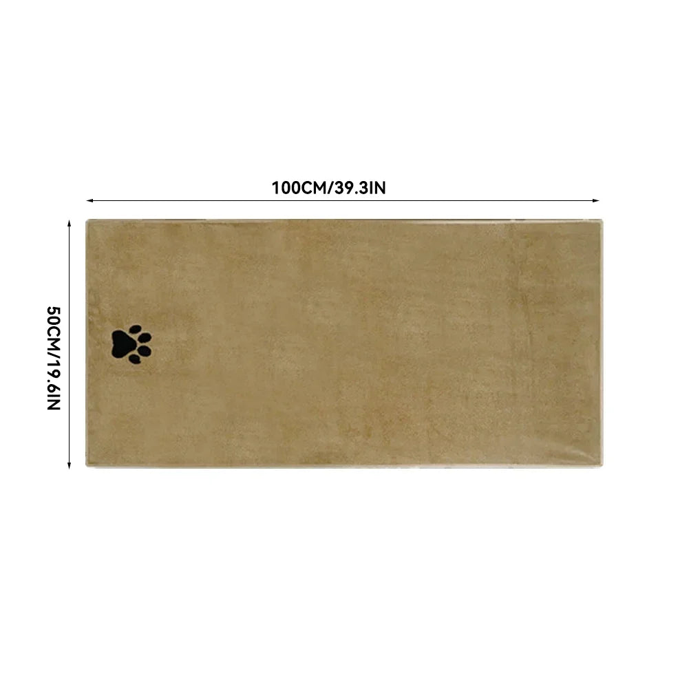 Microfiber Pet Bath Towel Super Absorbent For Dogs Cats