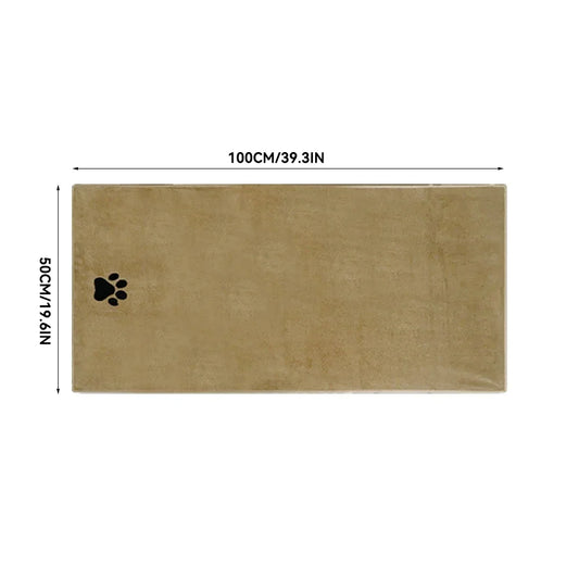Microfiber Pet Bath Towel Super Absorbent For Dogs Cats