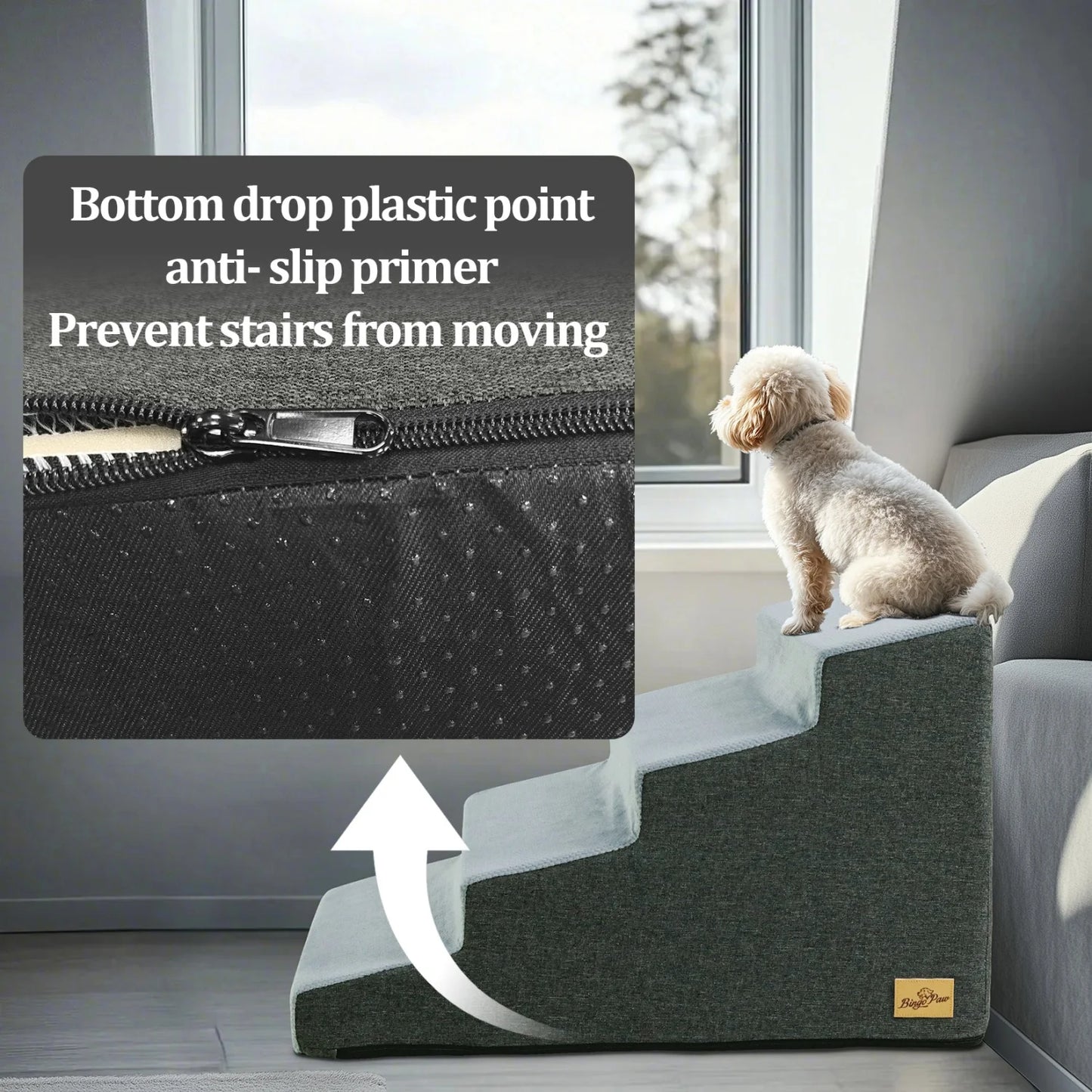 Dog Door High Density Foam Dog Steps Non Slip Cover