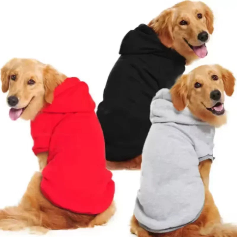 NONECN Dog Hooded Sweatshirt Winter Coat For Pets AllWeather