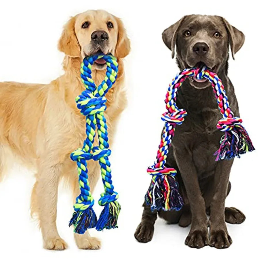 Hign-concerned Heavy Duty Dog Rope Toys For Aggressive Chewers