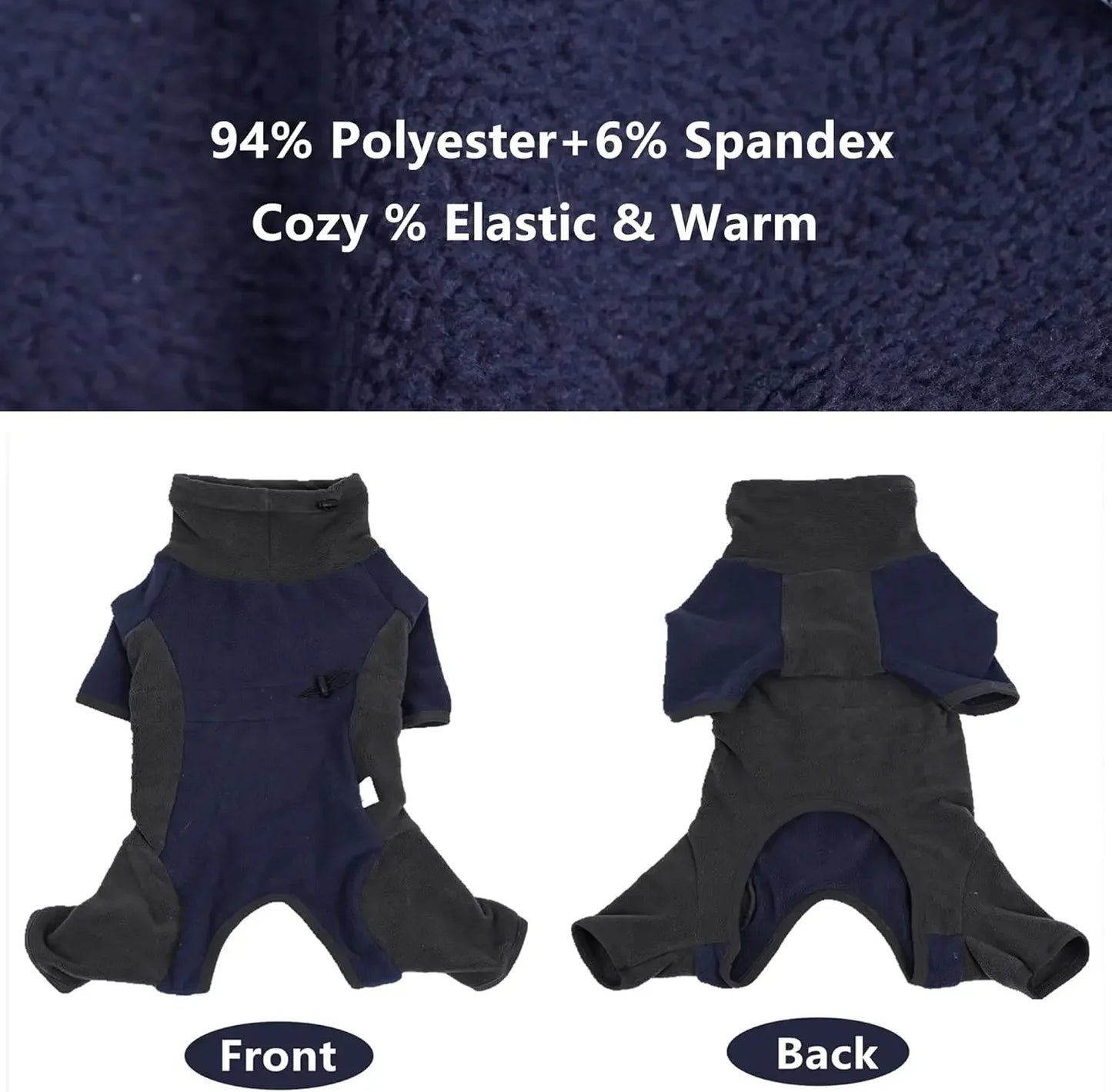 Cozy Fleece Dog Sweater Coat for Winter Warmth and Comfort