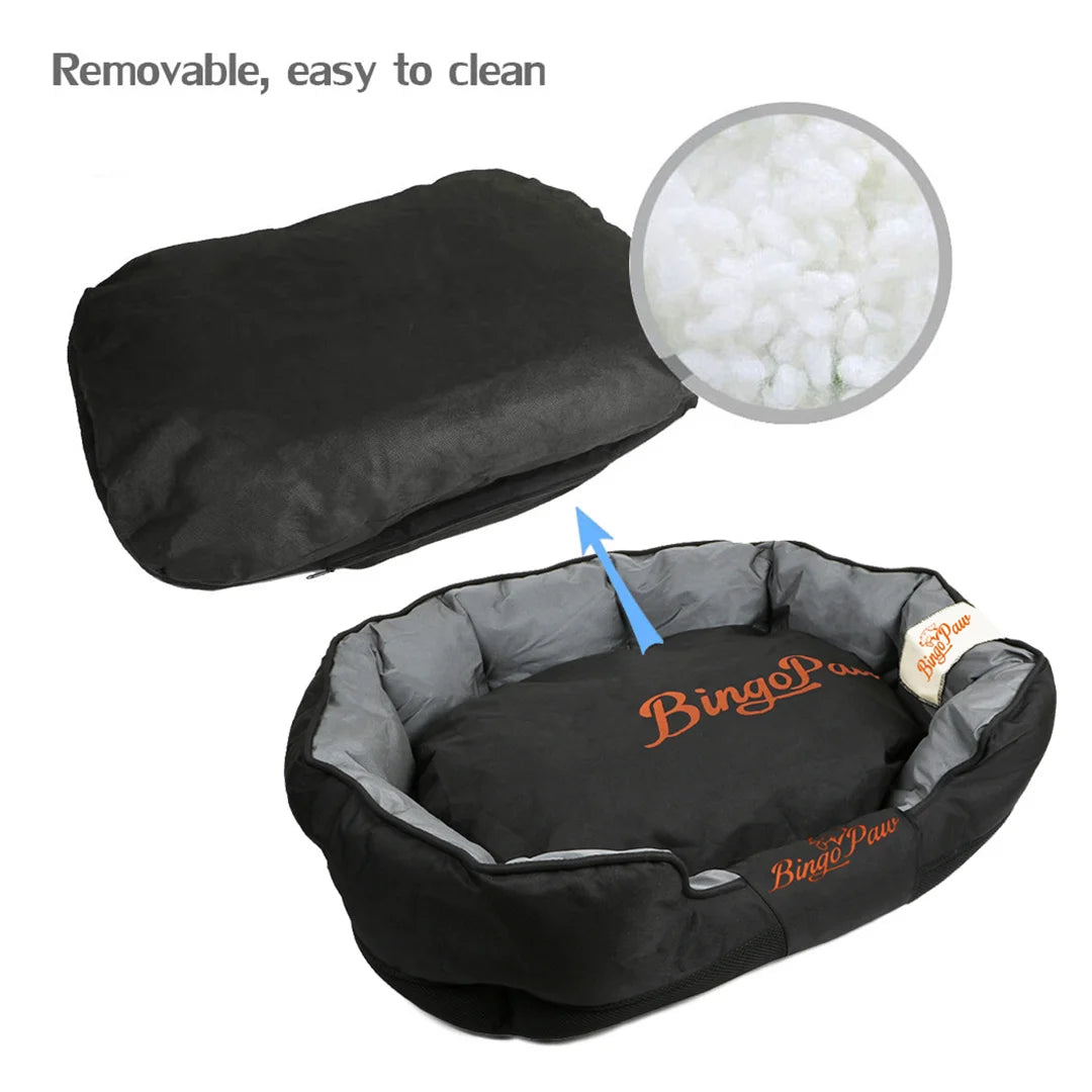 BingoPaw Waterproof Dog Bed With Removable Cushion And Oxford Cover