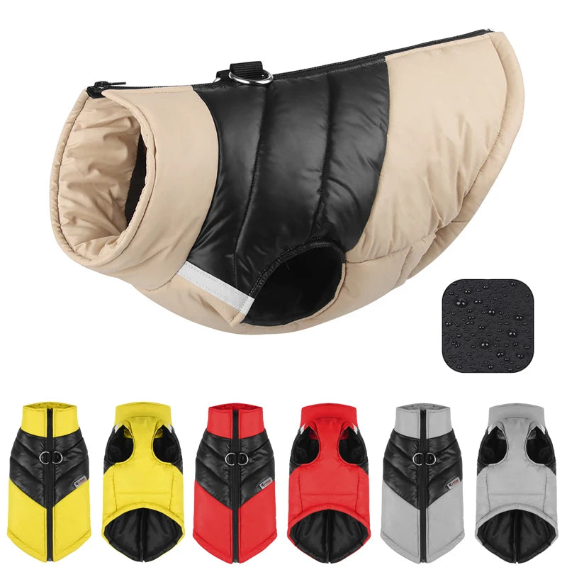 Waterproof Dog Jacket Winter Warm Coat For All Dogs