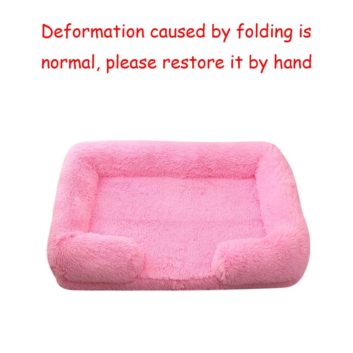Plush Dog Bed Winter Thickened Pad Sofa With Removable Mat