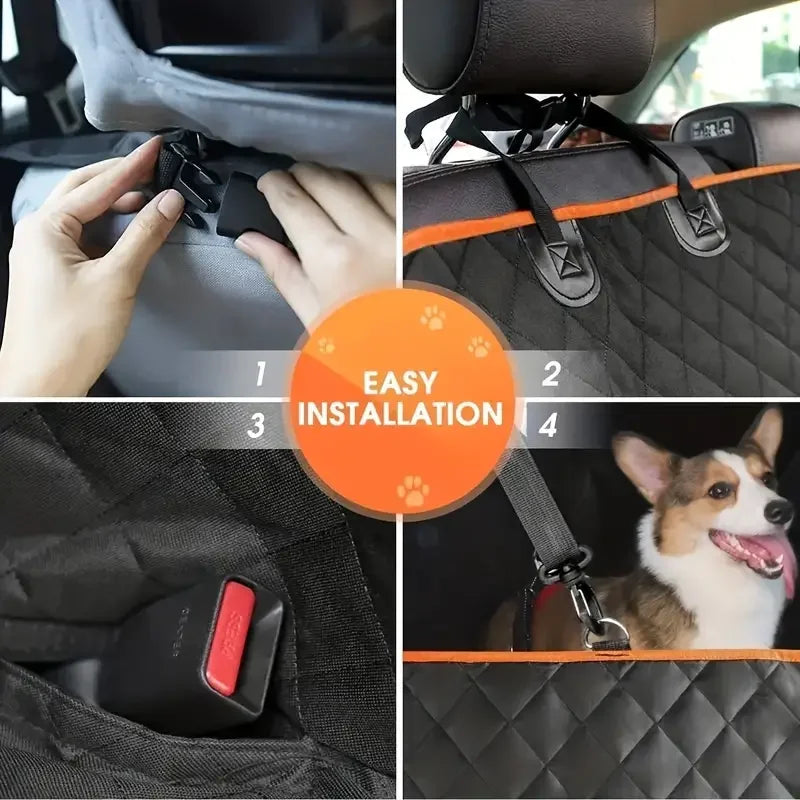 Dog Car Seat Cover Waterproof Nonslip Hammock For Vehicles