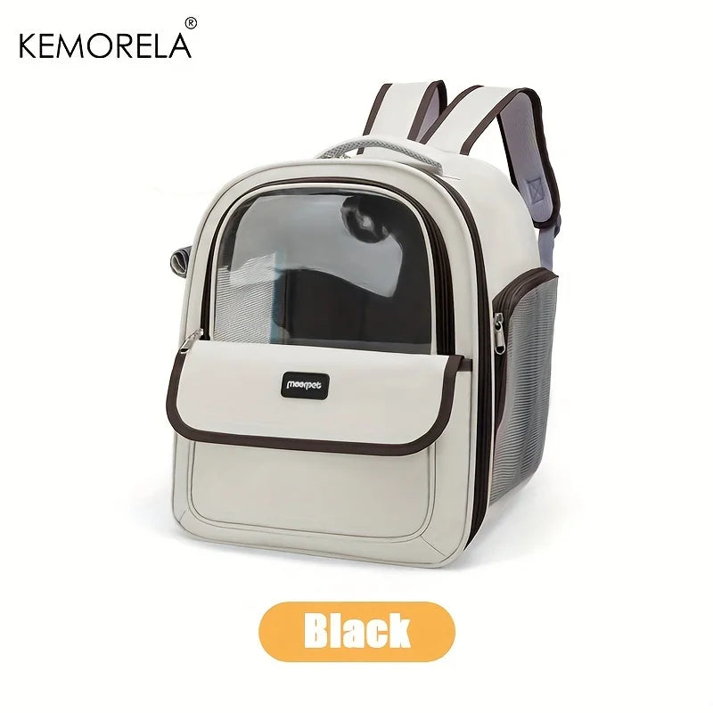 KEMORELAB Breathable Mesh Pet Carrier Backpack for Dogs and Cats