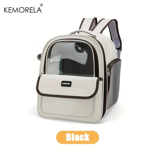 KEMORELAB Breathable Mesh Pet Carrier Backpack for Dogs and Cats