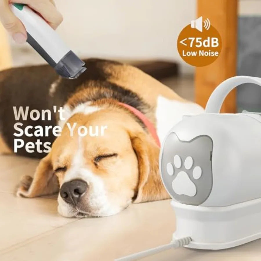 MDNG Dog Grooming Kit 6in1 Vacuum With Adjustable Suction