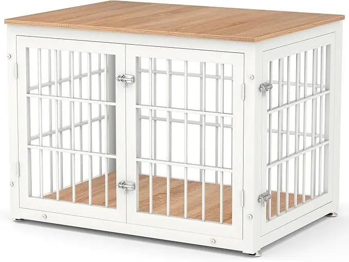 HUANZHUANG Heavy Duty Dog Crate Furniture For Large Dogs End Table