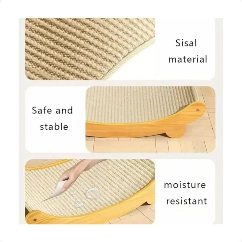 Novelty MoonCN Sword And Hemp Rope Cat Scratching Board