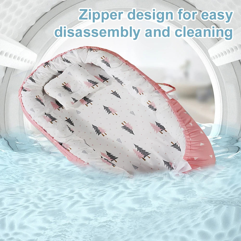 Shunmaii Pet Dog Bed Mat With Pillow Removable Cover For Cozy Sleep