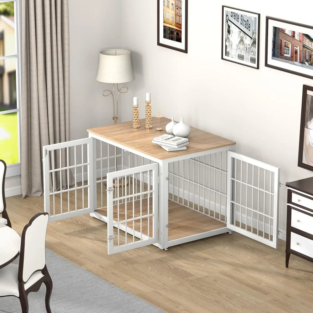 Huanzhuang Heavy Duty Dog Crate End Table Furniture