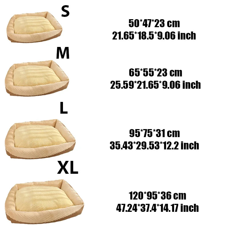 NONECN Comfortable Rectangular Pet Bed For All Dogs
