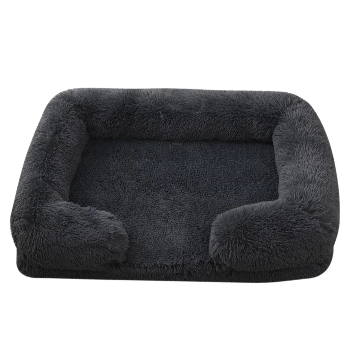 Plush Dog Bed Winter Thickened Pad Sofa With Removable Mat
