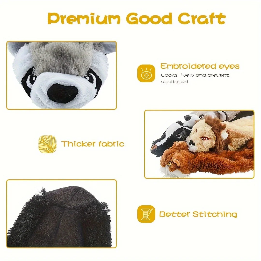 Hign-concerned Squeaky Plush Dog Toy For All Breeds