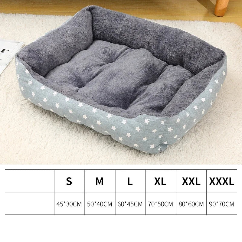 Winter Pet Bed Mat For Dogs Warm Plush Sofa Nest Bedding