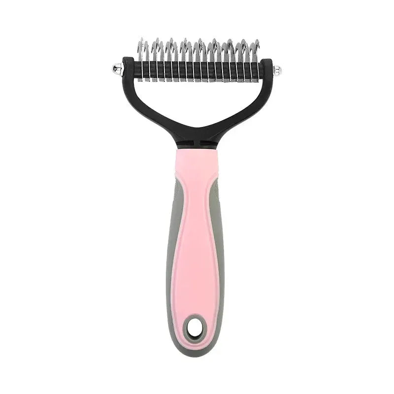 Double Sided Stainless Steel Pet Grooming Brush Dog Cat Hair Remover Comb Tangle Removal Pet Supplies by Furtastic Pet Essentials