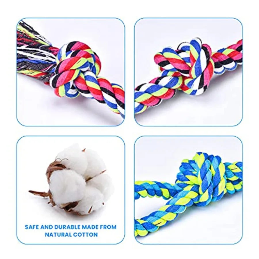 Hign-concerned Heavy Duty Dog Rope Toys For Aggressive Chewers