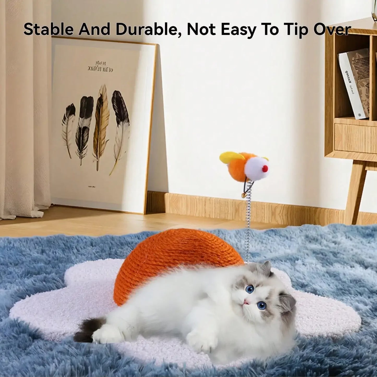 Hign-concerned Cat Scratching Post Round Cat Tree Toy For Cats