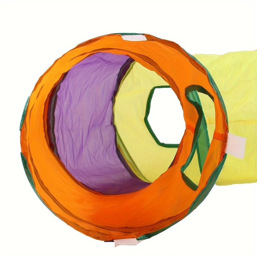 Cat Tunnels 4 Pack Suede Durable Play Tunnel for Cats
