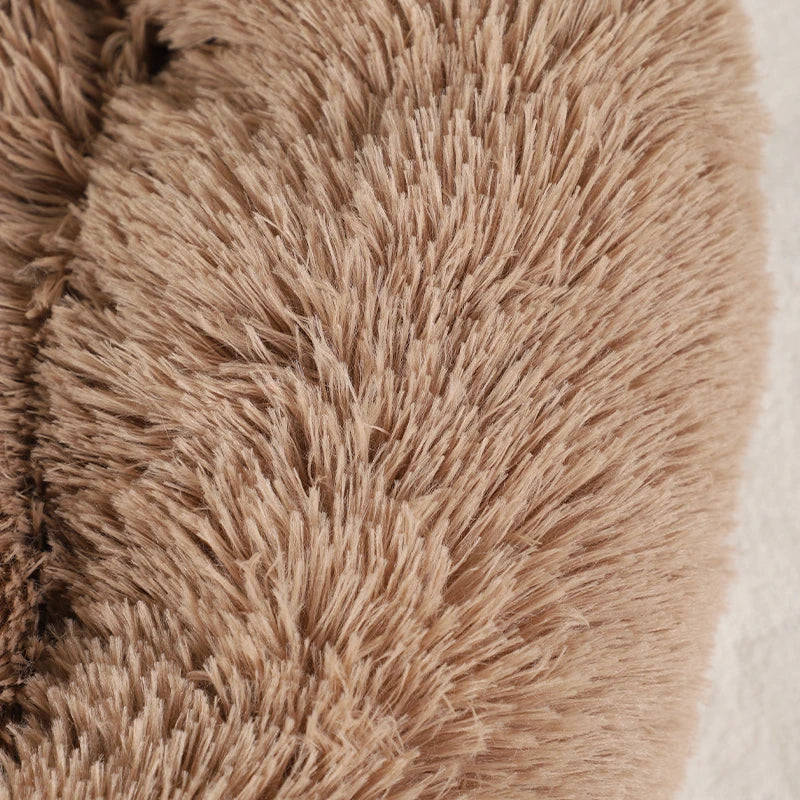Fluffy, Cozy Pet Lounging Bed