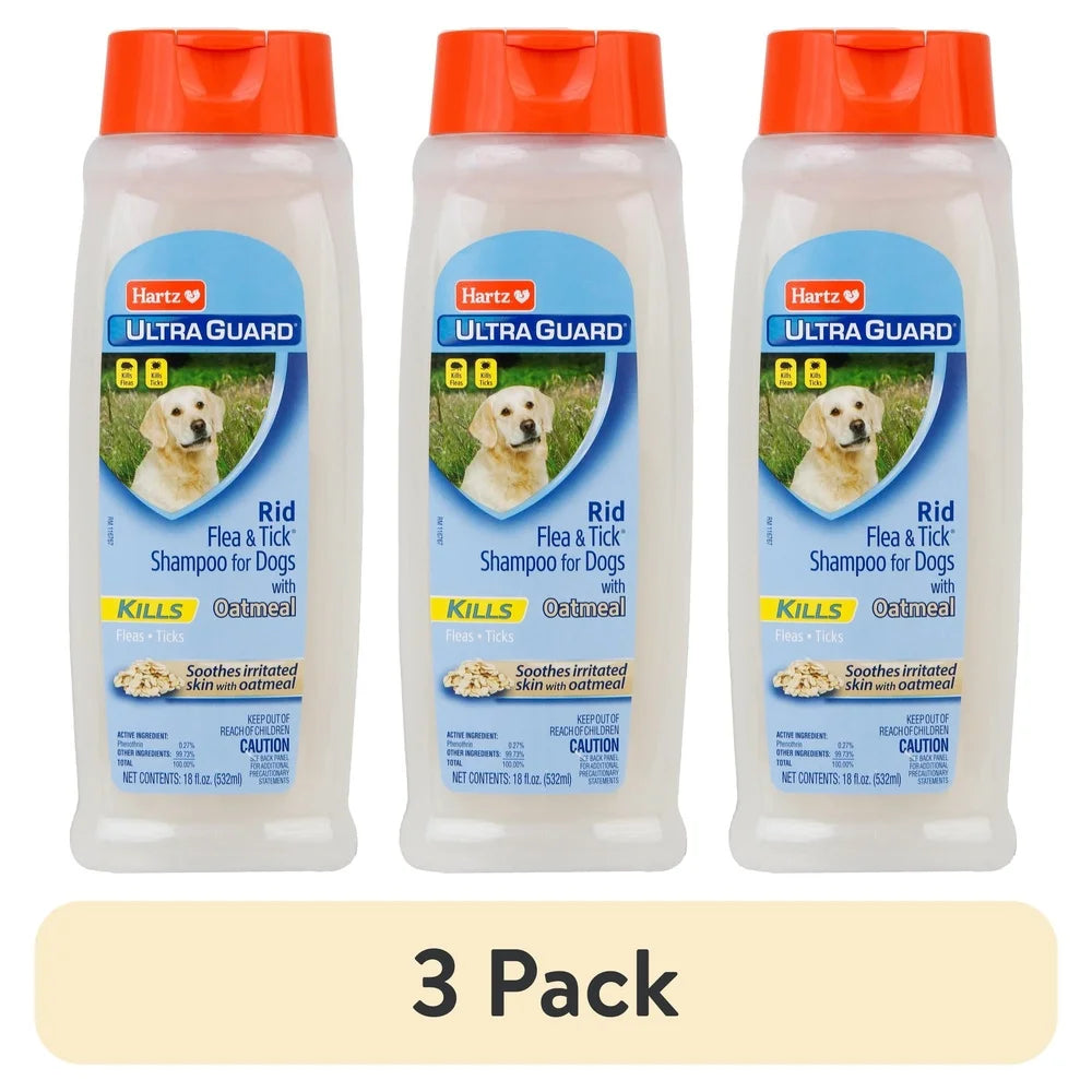 XMSJ UltraGuard Flea Tick Oatmeal Shampoo For Dogs