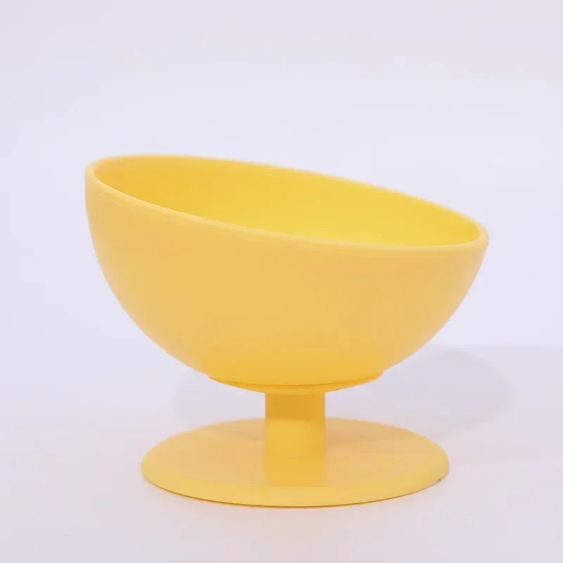 Hign-concerned Cat Tilt Design Anti-Overturning Feeding Bowl