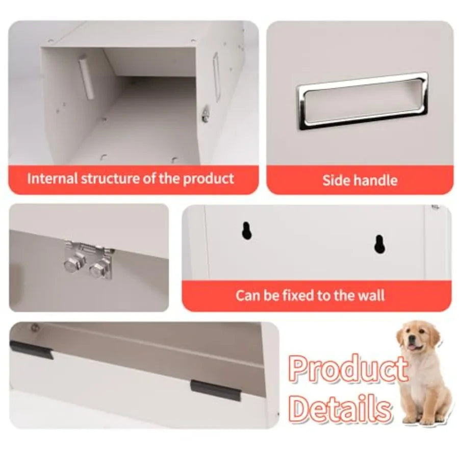 Hign-concerned Large Capacity Automatic Dog Feeder With Handle