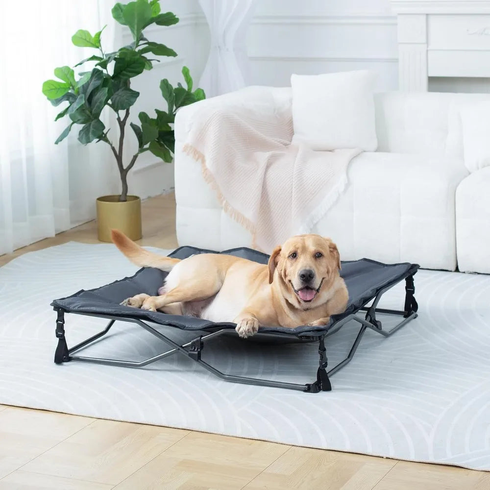 Elevated Dog Bed 3 In One Portable Foldable With Pad