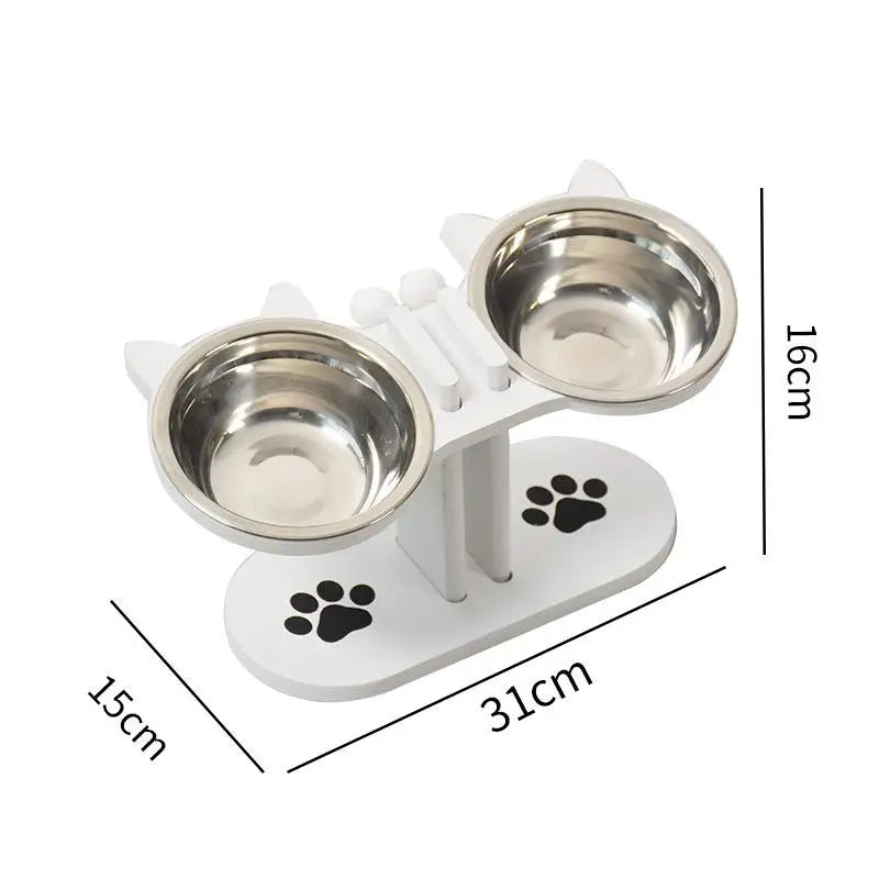 YOWEI Elevated Cat Bowls With Non Slip Base