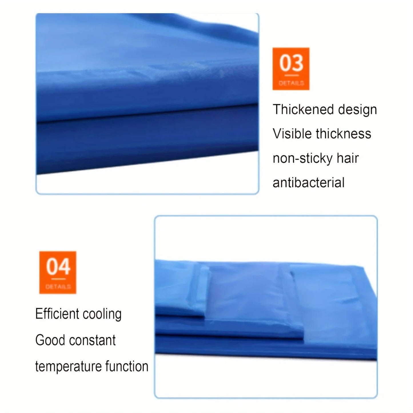 Hign-concerned Pet Cooling Pad Waterproof Ice Mat For Dogs