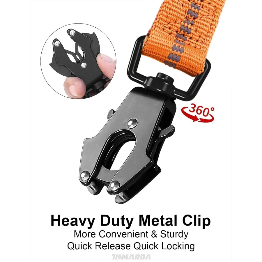 Heavy Duty Dog Leash With Traffic Handle And Padded Handles