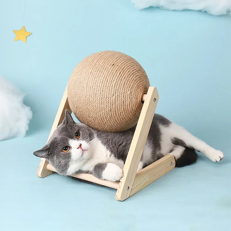 Cat Scratching Ball Toy Sisal Rope Ball for Cats