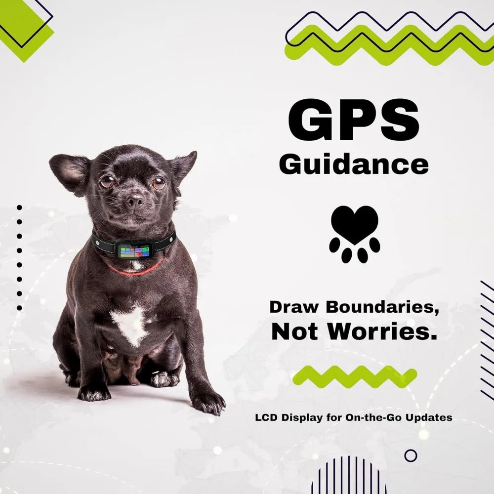The Good Pet Company Customizable GPS Invisible Dog Fence Collar