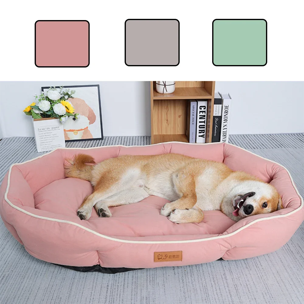 NONECN Corduroy Pet Sofa Sleeping Bed For Dogs And Cats