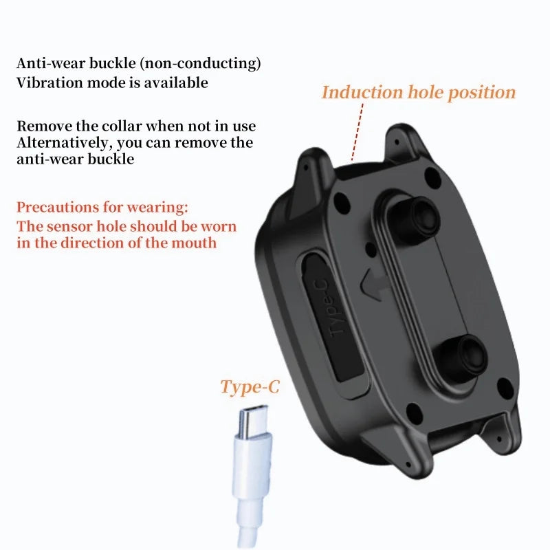 Waterproof Dog Bark Collar Rechargeable Vibration Training Collar