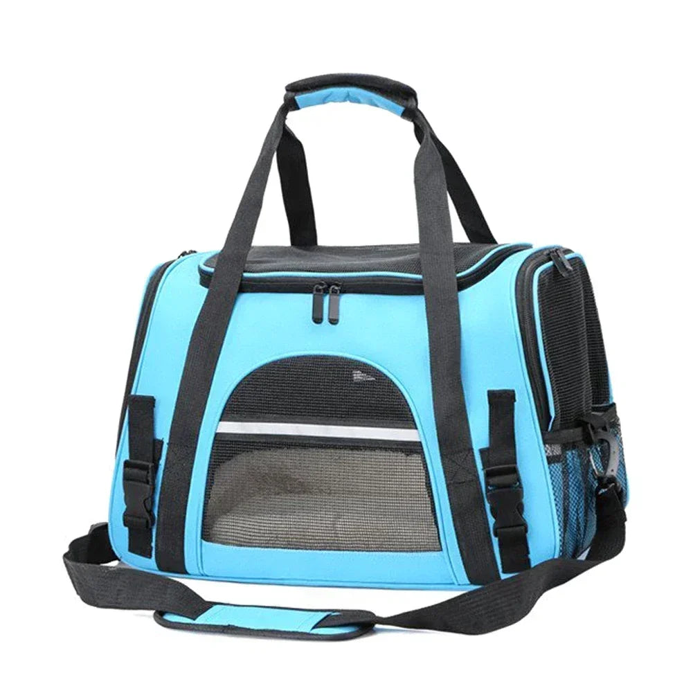 Dog Carrier Backpack With Thick Cotton Cushion Breathable Mesh