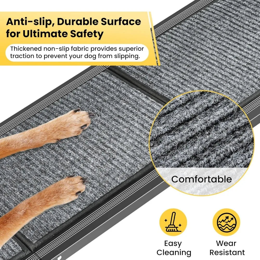 Dog Car Ramp Non Slip Portable Collapsible For Trucks