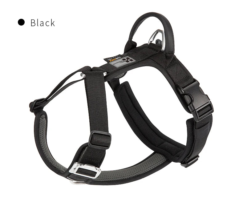 SMALL COMBINATION Reflective No Pull Adjustable Nylon Dog Harness