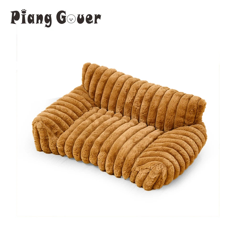 Piang Gouer Winter Warm Cat Dog Bed Cozy Plush Nest