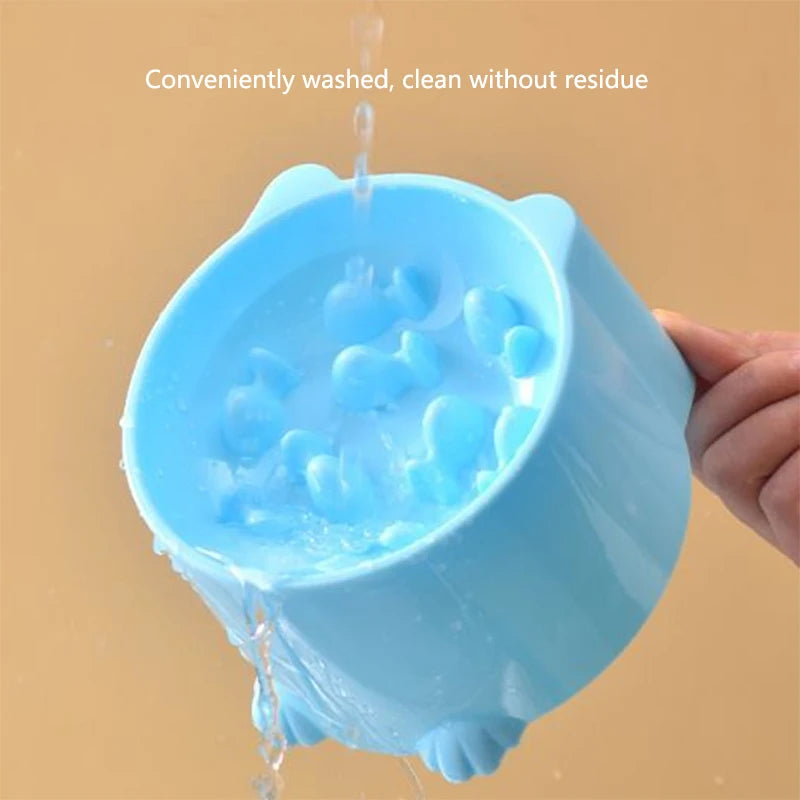Cat And Dog Slow Feeder Bowl Anti Choking Design Pets